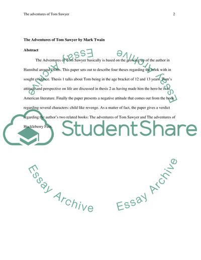 The Adventures of Tom Sawyer by Mark Twain