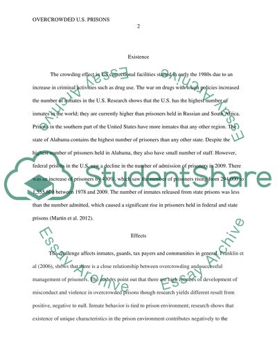 Why is prison overcrowding a growing concern in the US