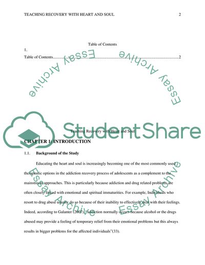 Teaching Recovery Heart and Soul