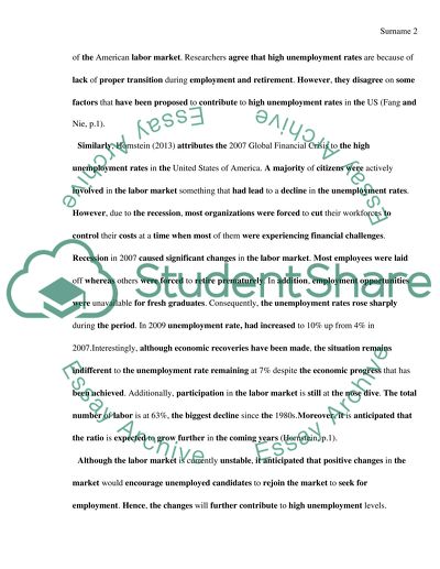 The relationship between changing of labor force(total labor number ) and Unemployment rate
