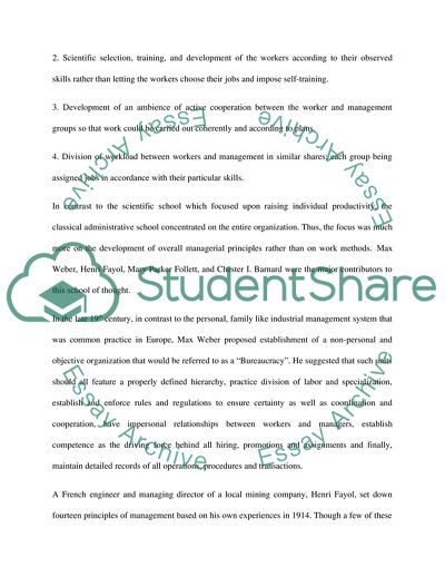 Principle of management