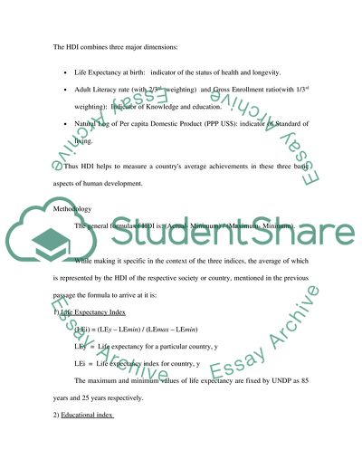 What Is the Human Development Index