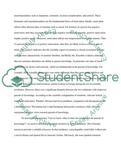 Whether Emotions Can Accelerate the Pursuit of Knowledge