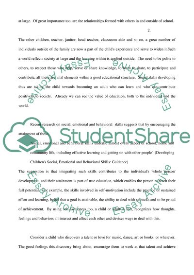 Education is Important Because It Develops the Individual