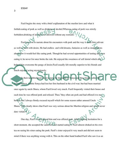 FORBIDDEN FRUIT A story by Fazil Iskander