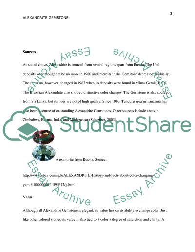 GEMOLOGY AND MATERIALS