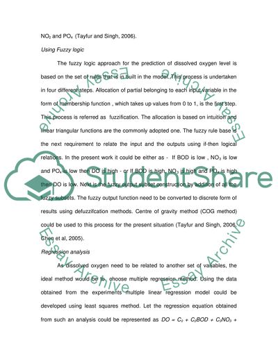 The Pollution in Rivers and Lakes by Using Artificial Neural Network
