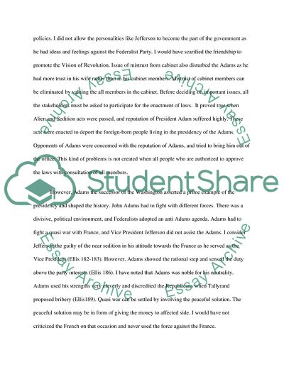 John Adams the Important Character of History