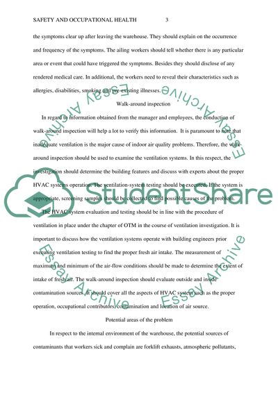 Safety and Occupational Health, Manager and Employer Interview