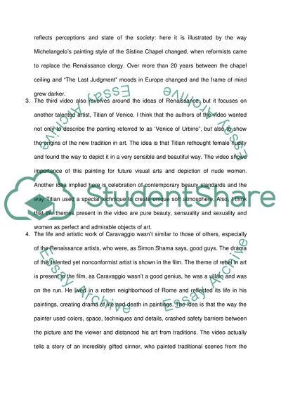 Analysis of 15 Art Videos