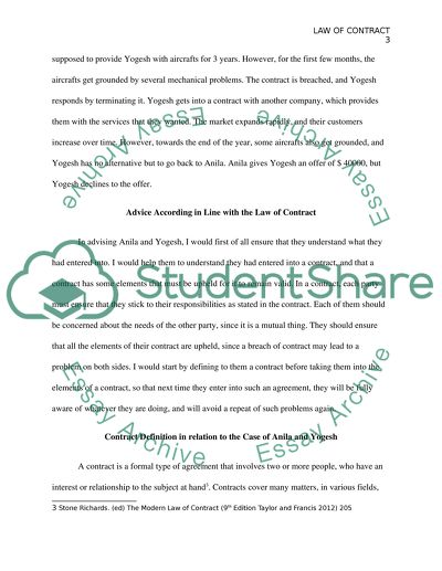 Aspects of the Law of Contract