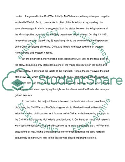 The Interpretations of McClellans Generalship