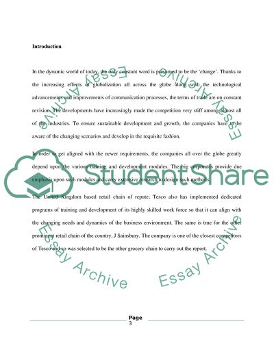 Training and Development in the Companies