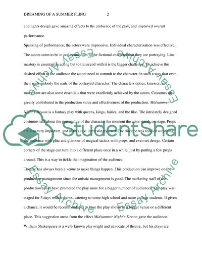 (Depend on the play)