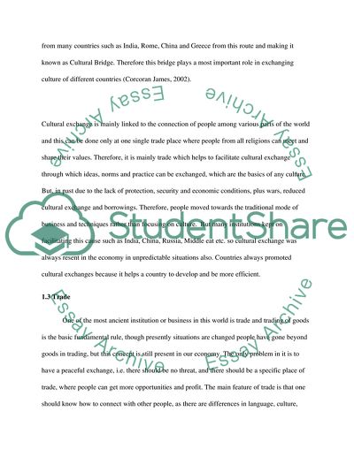 Cultural Exchange via Trade