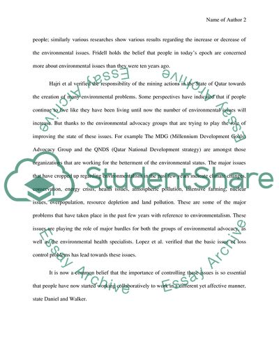 Environmentalism: Going Green Is Not Easy