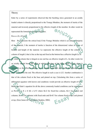 Principles of Buckling, Finite Element Analysis and Abaqus