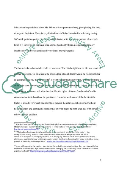 Insufficient Strength to Support Present Pregnancy