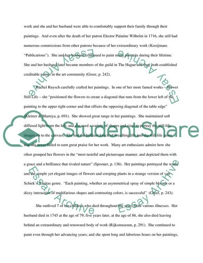 Art Appreciation: Rachel Ruysch & the Dutch Baroque Era