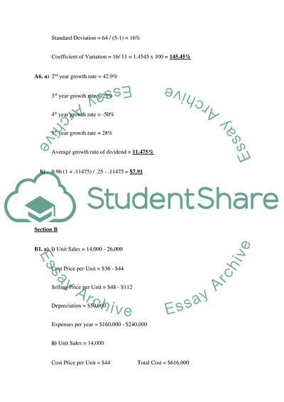 Financial Management: Diversifiable Risk