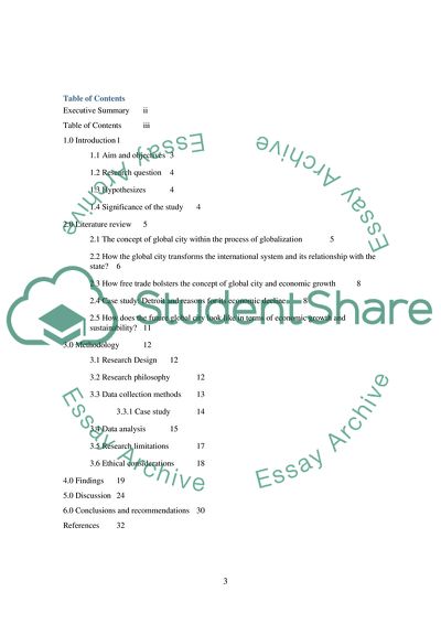 Declining Global Cities