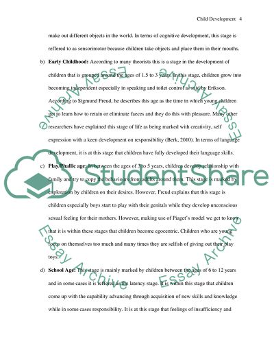 Child Development Concept