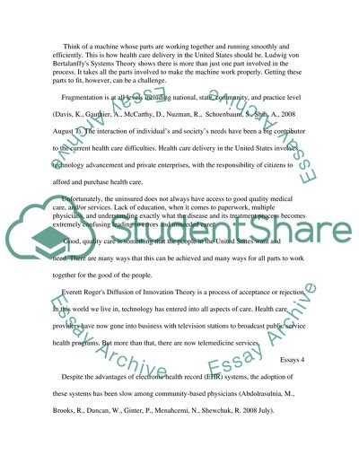 Health Care Delivery in the US