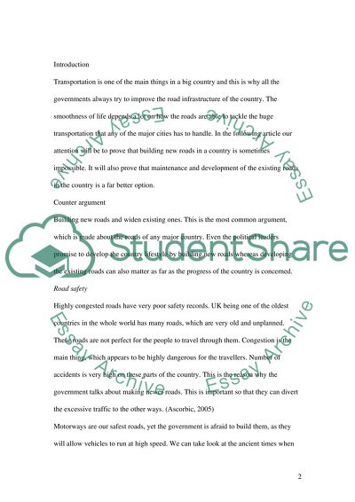 Is Building New Roads the Solution to Traffic Congestion in the UK