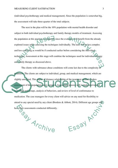 Evaluation of Client Satisfaction