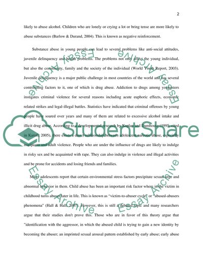 What are your positions on sex and drugs in Psychology