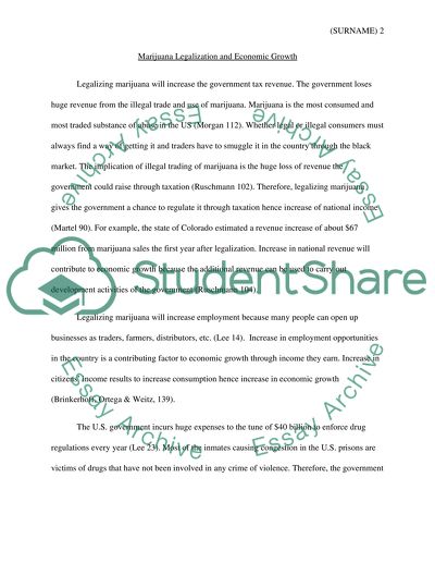 Legalization of marijuana. How can it boost the U.S economy
