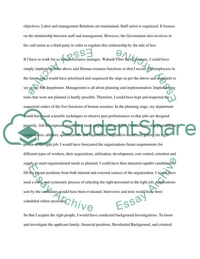 Internal Corporate Human Resources