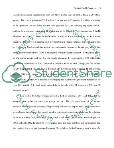 Prompt 4 - Gentiva Health Services