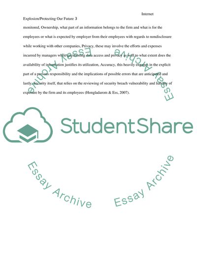 Internet Explosion - Protecting Our Future