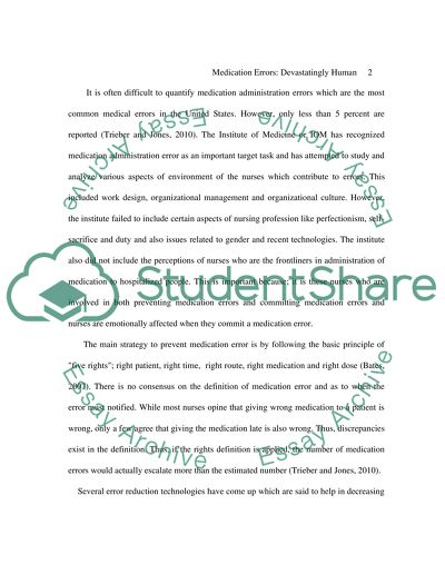 Devastatingly Human - An Analysis of Registered Nurses Medication Error Accounts--NURSING