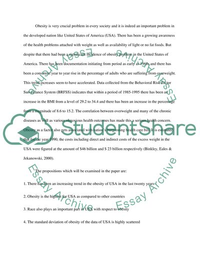 Trends in obesity over the last 20 years and implications for the future