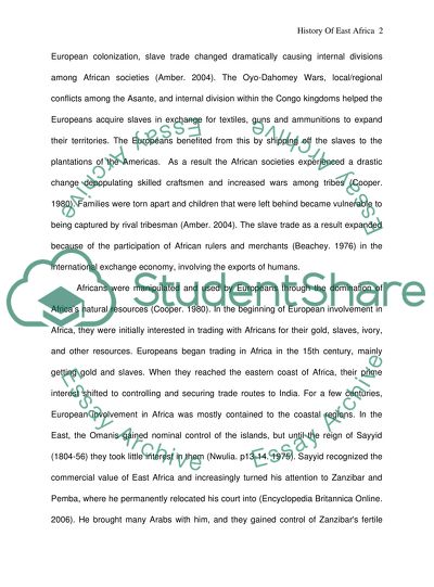 History of East Africa