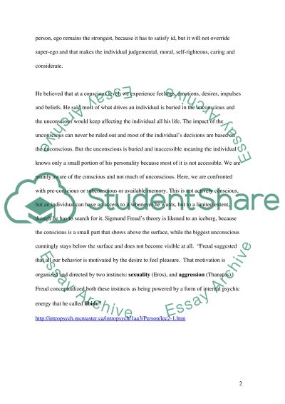 Freuds Structural Tripartite Model