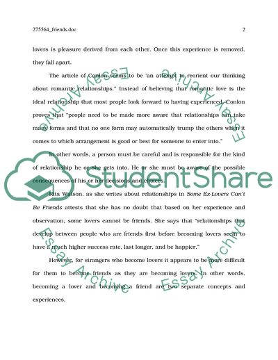 The Kind of Friendship