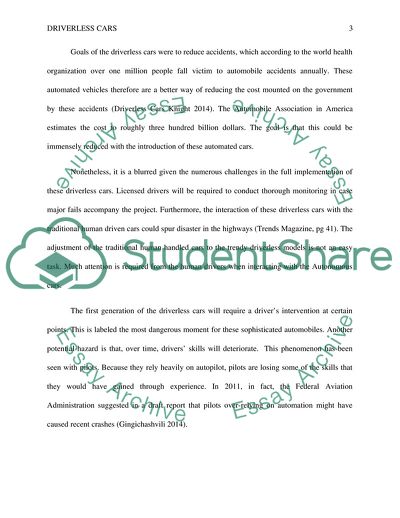 Driverless Cars in the United States