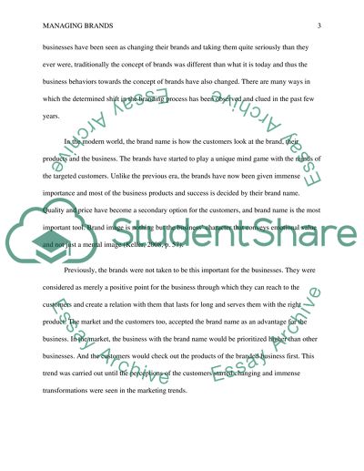 The Process of Managing Brands Shifts from a Lifeless to a Living Process