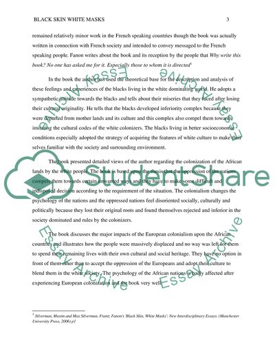 Black Skin, White Masks by Frantz Fanon