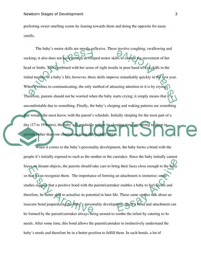 Newborn Stages of Development