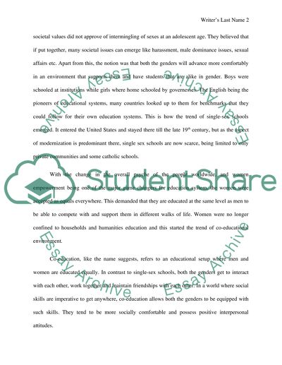 Single-sex Schools Offer Higher Quality of Educational Experience to Students than Coeducational Ones