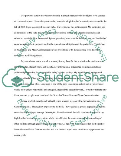 The School of Journalism and Mass Communication