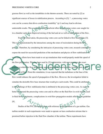 Precessing Vortex Core