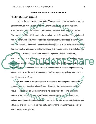 The Life and Music of Johann Strauss II