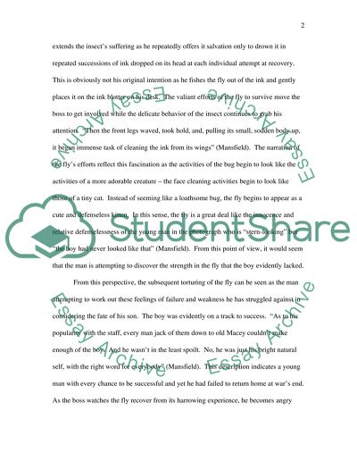 The Fly by Katherine Mansfeild