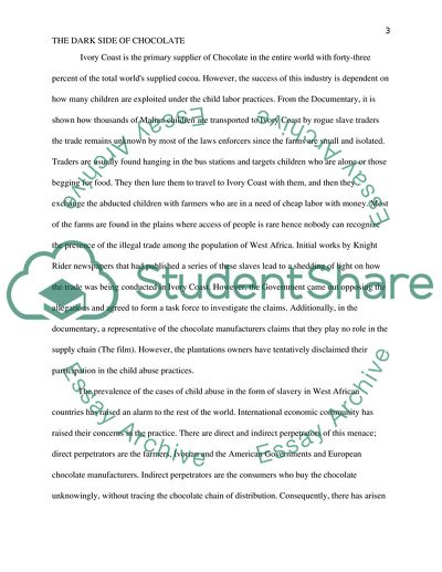 The Problem of Child Labor in West Africa