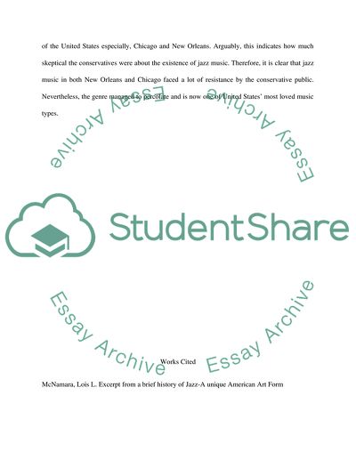 Early Jazz and Society New Orleans & Chicago